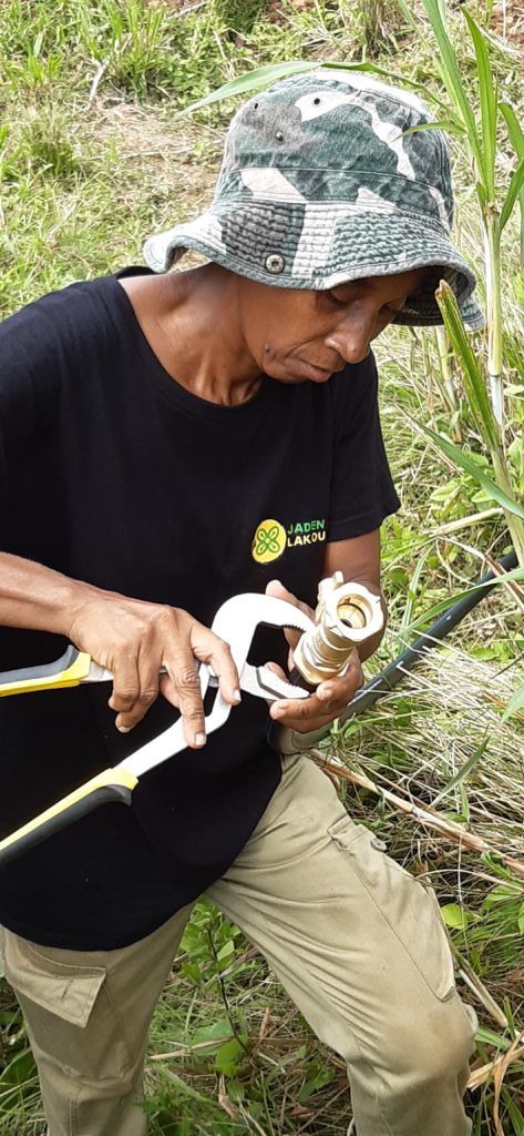 Atelier Chantier d'Insertion
à Rivière Pilote (97220 Martinique)
Mise en œuvre d'un réseau VRD